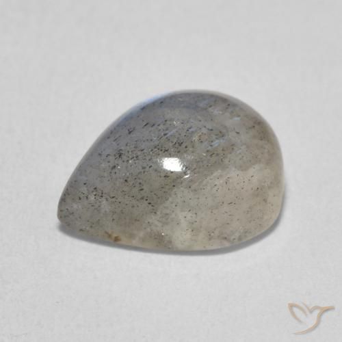 Labradorite Multicolore naturelle En forme de poire, 3.65 ct, Translucide