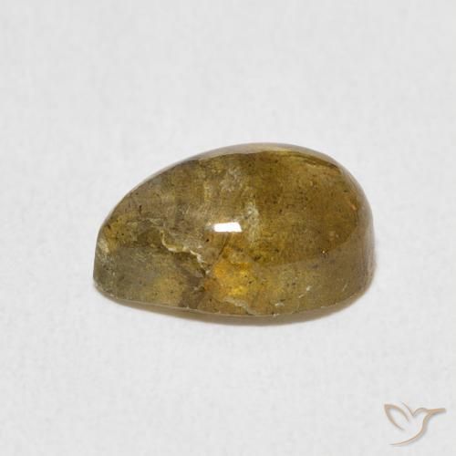 Labradorite Multicolore naturelle En forme de poire, 2.36 ct, Translucide