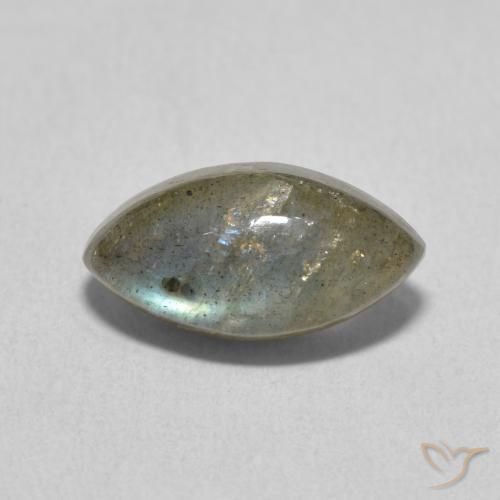 2.57ct Naturel Multicolore Labradorite, Marquise, Translucide