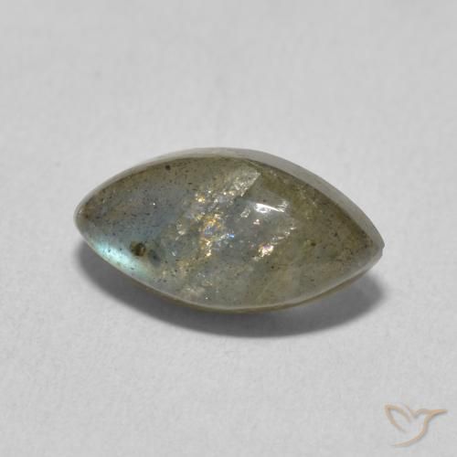 Labradorite Multicolore naturelle Marquise, 2.57 ct, Translucide