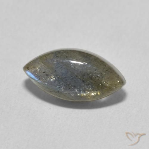 Labradorite Multicolore naturelle Marquise, 2.51 ct, Translucide