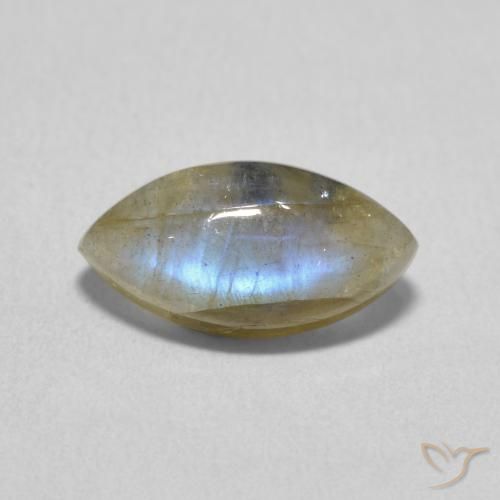 2.37ct Naturel Multicolore Labradorite, Marquise, Translucide