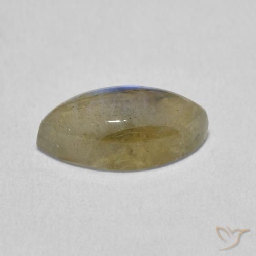 Labradorite Multicolore naturelle Marquise, 2.37 ct, Translucide