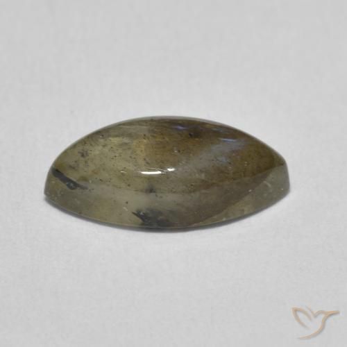 Labradorite Multicolore naturelle Marquise, 3.35 ct, Translucide