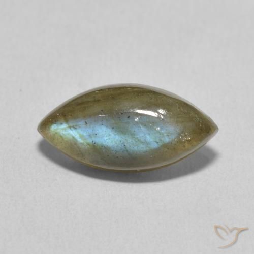 3.30ct Naturel Multicolore Labradorite, Marquise, Translucide