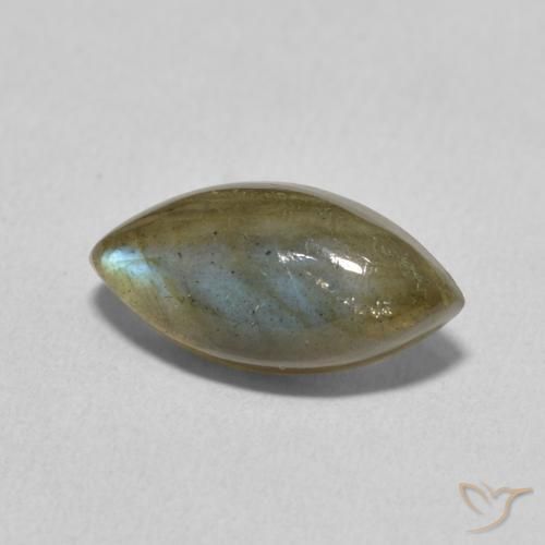 Labradorite Multicolore naturelle Marquise, 3.30 ct, Translucide