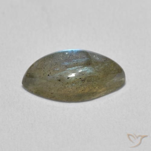 Labradorite Multicolore naturelle Marquise, 2.35 ct, Translucide