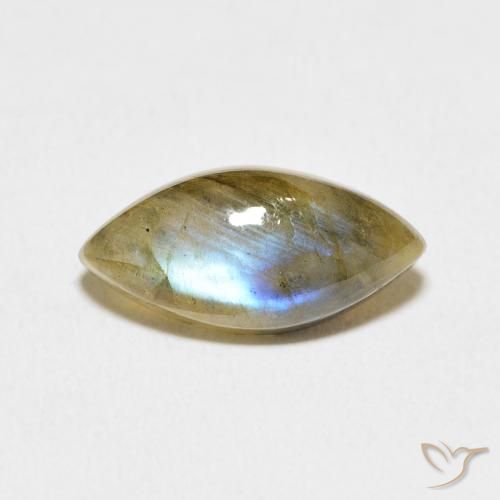 4.70ct Naturel Multicolore Labradorite, Marquise, Translucide