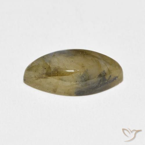 Labradorite Multicolore naturelle Marquise, 4.70 ct, Translucide