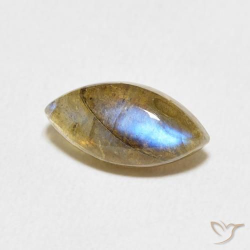 Labradorite Multicolore naturelle Marquise, 2.51 ct, Translucide