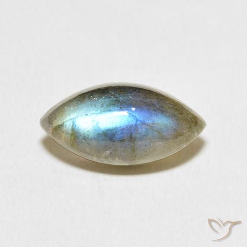 5.28ct Naturel Multicolore Labradorite, Marquise, Translucide
