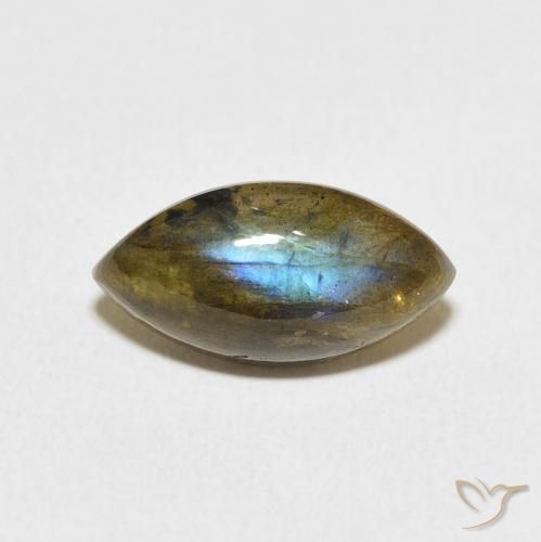 5.18ct Naturel Multicolore Labradorite, Marquise, Translucide