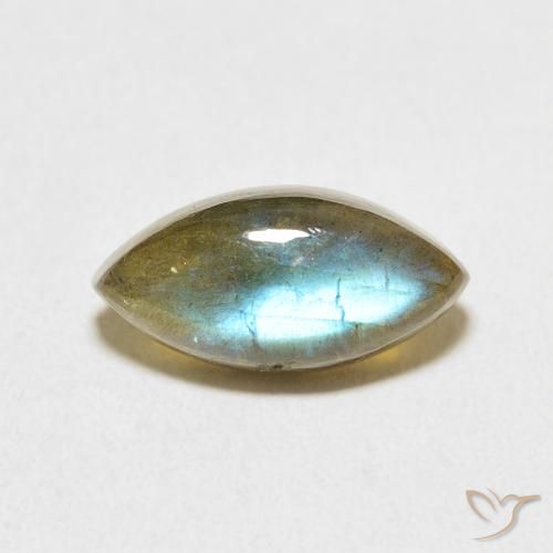 3.99ct Naturel Multicolore Labradorite, Marquise, Translucide