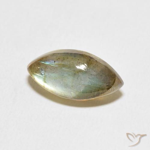 Labradorite Multicolore naturelle Marquise, 4.66 ct, Translucide