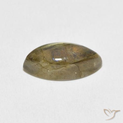 Labradorite Multicolore naturelle Marquise, 4.66 ct, Translucide