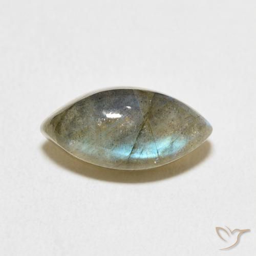 4.20ct Naturel Multicolore Labradorite, Marquise, Translucide