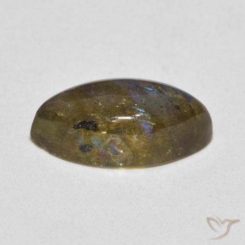 Labradorite Multicolore naturelle Marquise, 5.41 ct, Translucide