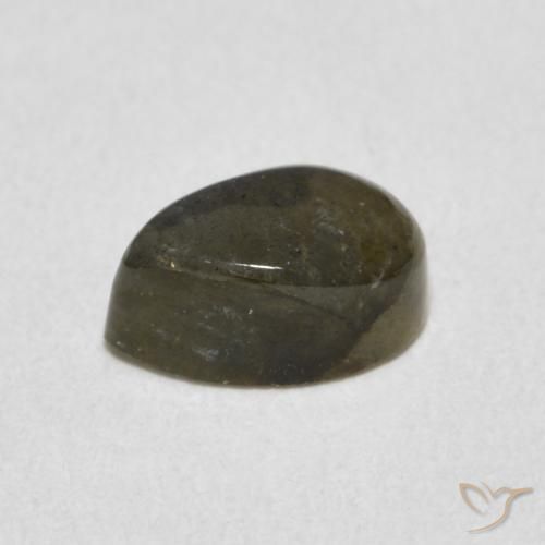 Labradorite Multicolore naturelle En forme de poire, 1.18 ct, Translucide