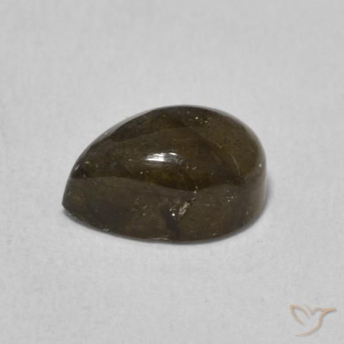 Labradorite Multicolore naturelle En forme de poire, 1.93 ct, Translucide