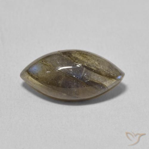 3.25ct Naturel Multicolore Labradorite, Marquise, Translucide