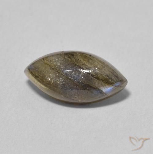 Labradorite Multicolore naturelle Marquise, 3.25 ct, Translucide