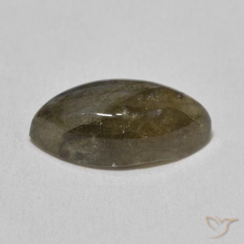 Labradorite Multicolore naturelle Marquise, 5.37 ct, Translucide
