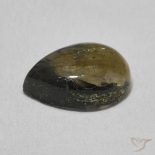 Labradorite Multicolore naturelle En forme de poire, 2.31 ct, Translucide