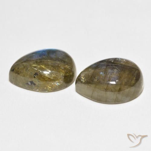 Shop natural 19.45ct Multicolore Labradorite gems, En forme de poire, from Madagascar at GemSelect. In stock, global shipping!