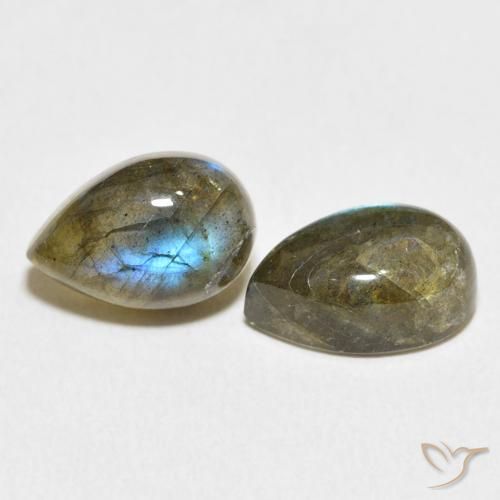 Shop natural 8.16ct Multicolore Labradorite gems, En forme de poire, from Madagascar at GemSelect. In stock, global shipping!