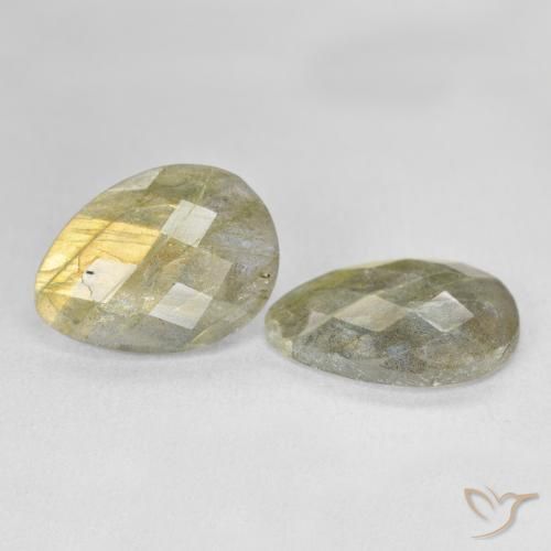 Shop natural 14.48ct Multicolore Labradorite gems, En forme de poire, from Madagascar at GemSelect. In stock, global shipping!