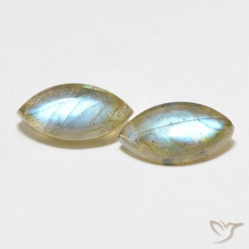 4.97ctw Naturel Multicolore Labradorite, Marquise, Translucide