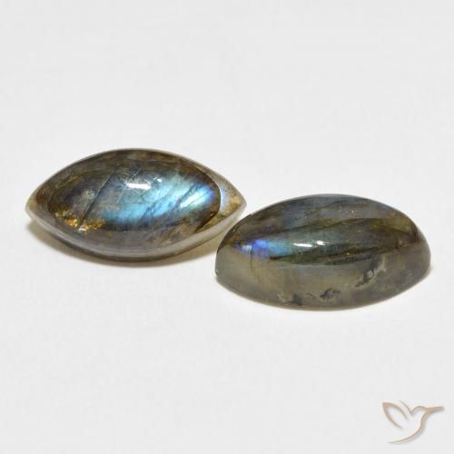 Shop natural 7.98ct Multicolore Labradorite gems, Marquise, from Madagascar at GemSelect. In stock, global shipping!