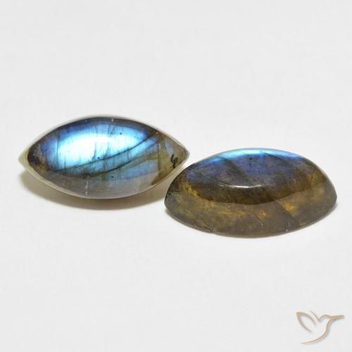 Shop natural 7.51ct Multicolore Labradorite gems, Marquise, from Madagascar at GemSelect. In stock, global shipping!