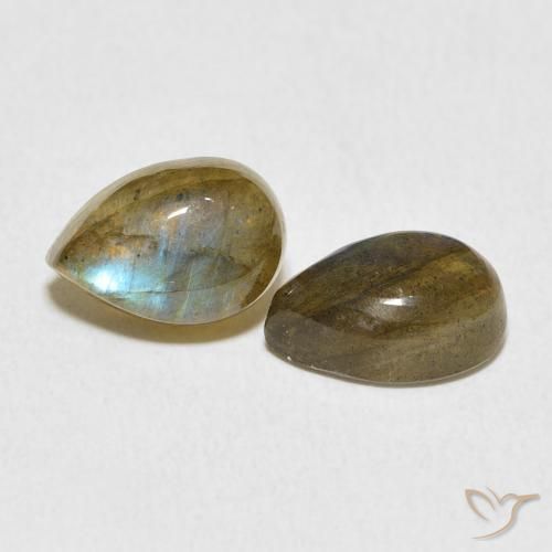 Shop natural 4.79ct Multicolore Labradorite gems, En forme de poire, from Madagascar at GemSelect. In stock, global shipping!