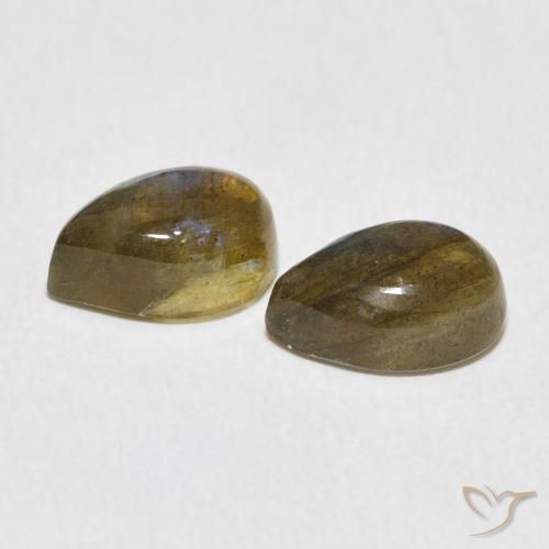 Shop natural 4.79ct Multicolore Labradorite gems, En forme de poire, from Madagascar at GemSelect. In stock, global shipping!