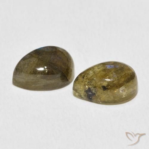 Shop natural 5.26ct Multicolore Labradorite gems, En forme de poire, from Madagascar at GemSelect. In stock, global shipping!