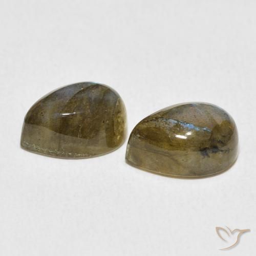Shop natural 5.47ct Multicolore Labradorite gems, En forme de poire, from Madagascar at GemSelect. In stock, global shipping!