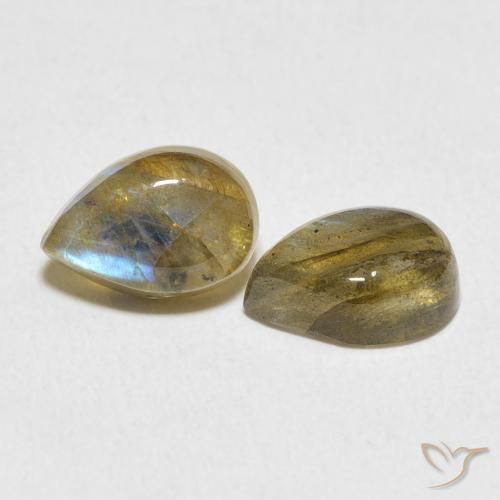 Shop natural 4.73ct Multicolore Labradorite gems, En forme de poire, from Madagascar at GemSelect. In stock, global shipping!