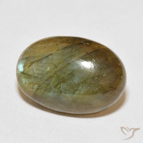 Labradorite Multicolore naturelle ovale, 12.53 ct, Translucide