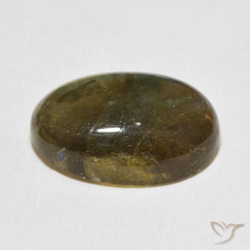 Labradorite Multicolore naturelle ovale, 12.53 ct, Translucide