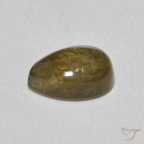 Labradorite Multicolore naturelle En forme de poire, 2.30 ct, Translucide