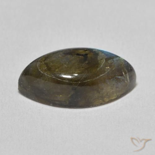 Labradorite Multicolore naturelle Marquise, 5.88 ct, Translucide