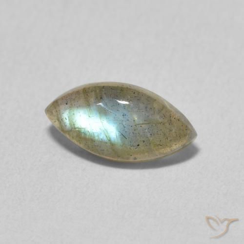 Labradorite Multicolore naturelle Marquise, 1.18 ct, Translucide