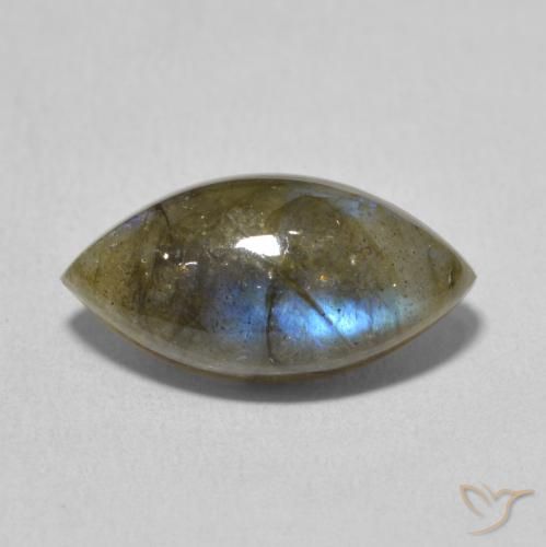 5.02ct Naturel Multicolore Labradorite, Marquise, Translucide
