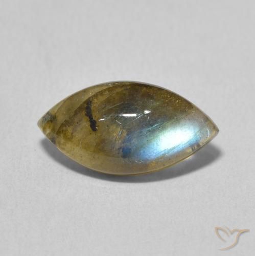 2.83ct Naturel Multicolore Labradorite, Marquise, Translucide