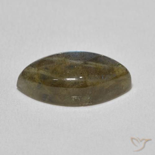 Labradorite Multicolore naturelle Marquise, 4.70 ct, Translucide
