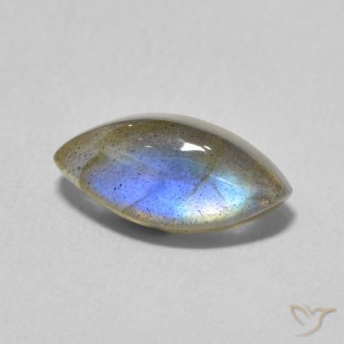 Labradorite Multicolore naturelle Marquise, 3.27 ct, Translucide