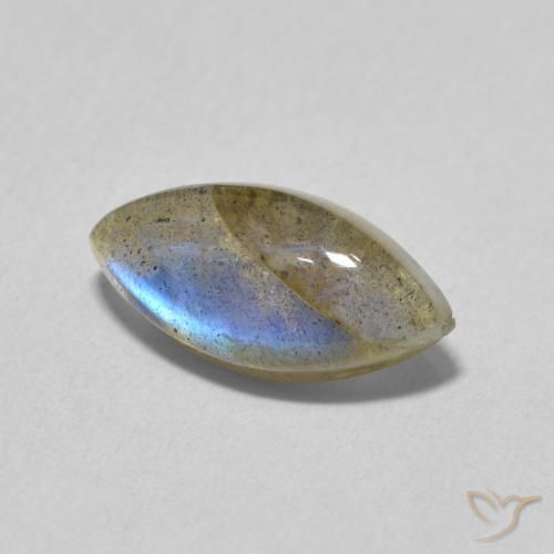 Labradorite Multicolore naturelle Marquise, 3.14 ct, Translucide