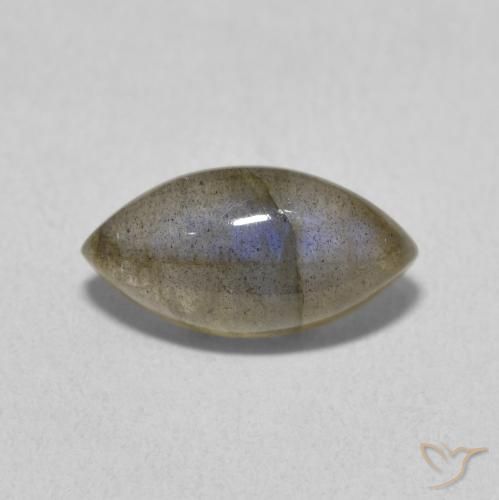 Labradorite Multicolore naturelle Marquise, 2.39 ct, Translucide
