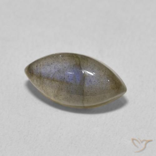 Labradorite Multicolore naturelle Marquise, 2.39 ct, Translucide